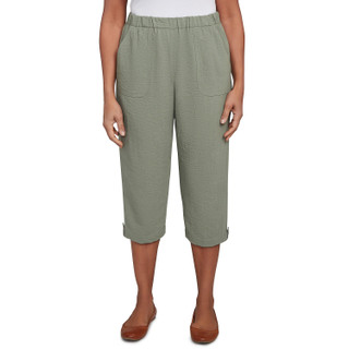 Thumbnail 1: Alfred Dunner Alfred Dunner Petite Button Tab Capris 