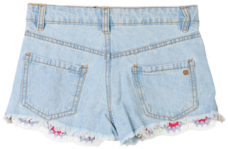 Thumbnail 3: Jessica Simpson Jessica Simpson Big Girls Crochet Accent Denim Shorts 
