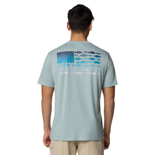 Thumbnail 1: Columbia Columbia PFG Men's Fish Flag II Short Sleeve Shirt 