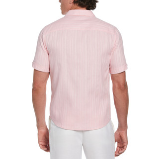Thumbnail 2: Cubavera Cubavera Men's Linen Blend Dobby Short Sleeve Buttoned Shirt 