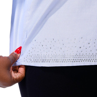Thumbnail 2: Kaktus Kaktus Plus Rhinestone Button Down Top 