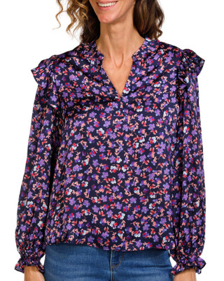Thumbnail 1: Zac & Rachel Zac & Rachel Womens Long Sleeve Peasant Airflow Shirt 