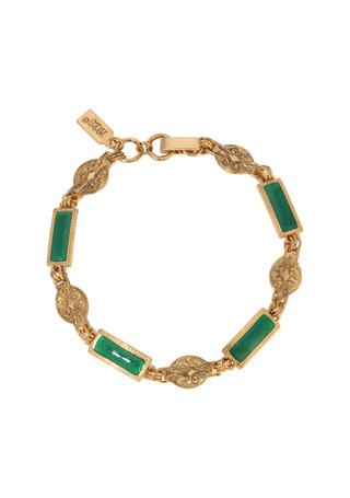 Thumbnail 1: 1928 Jewelry 1928 Jewelry Gold Tone Color Enamel Bracelet 