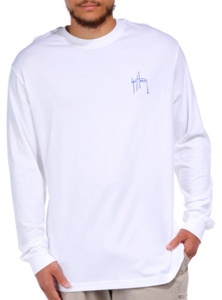 Thumbnail 4: Guy Harvey Guy Harvey Men's Long Sleeve Glory Sail T-Shirt 