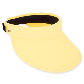 Thumbnail 1: Sun N' Sand Sun N' Sand Womens Chinlon Spandex Solid Color Visor 