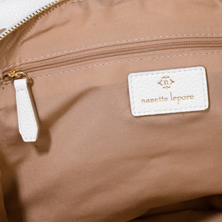 Thumbnail 4: Nanette Lepore Nanette Lapore Pebbled Leather Satchel Handbag 