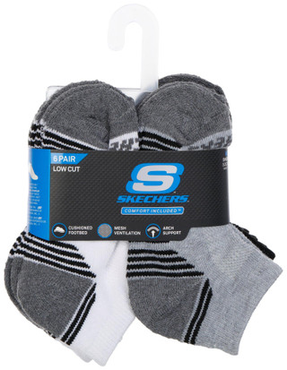 Thumbnail 1: Skechers Skechers Boys 6 Pk Low Cut Socks 