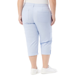 Thumbnail 2: Gloria Vanderbilt Gloria Vanderbilt Plus Comfort Waist Cargo Capris 