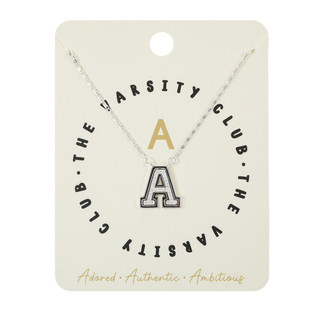 Thumbnail 1: City by City City By City Varsity Letter A Initial Necklace 