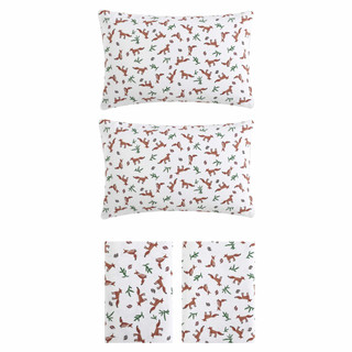 Thumbnail 3: Eddie Bauer Eddie Bauer Fox Trail Cotton Flannel Sheet Set 