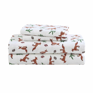 Thumbnail 2: Eddie Bauer Eddie Bauer Fox Trail Cotton Flannel Sheet Set 