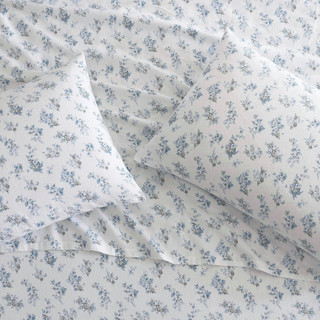 Thumbnail 3: Laura Ashley Laura Ashley Audrey Cotton Flannel Sheet Set 