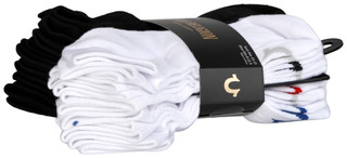 Thumbnail 3: True Religion True Religion Mens 12 Pk Half Cushion Low Cut Socks 