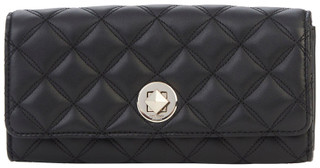 Thumbnail 1: KATE SPADE Kate Spade Tinsel Natalia Smooth quilted Boxed Large Wallet 