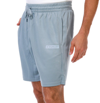 Thumbnail 2: Fun Socks Hurley Mens Bootcamp Block Logo Mesh Shorts 