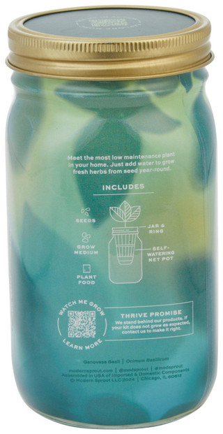 Thumbnail 2: MODERN SPROUT Modern Sprout Basil Hydroponic Grow Kit 