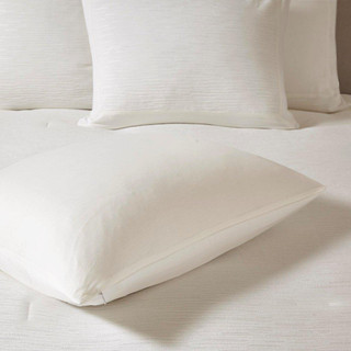 Thumbnail 2: N NATORI N Natori Hanae Cotton Blend Yarn Dyed Comforter Set 