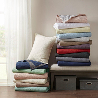 Thumbnail 4: Madison Park Madison Park Quebec Reversible Quilt Set 