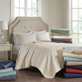Thumbnail 5: Madison Park Madison Park Quebec Reversible Quilt Set 