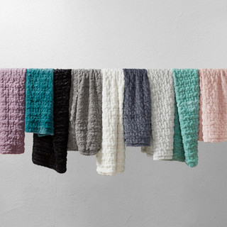 Thumbnail 2: Madison Park Madison Park Ruched Fur Throw 