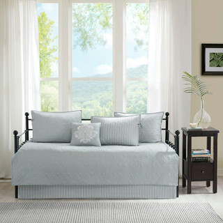 Thumbnail 3: Madison Park Madison Park 6 Pc. Quebec Reversible Daybed Cover Set 