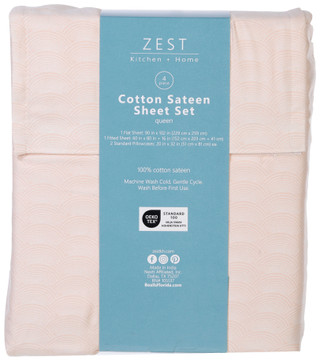 Thumbnail 5: Zest Kitchen + Home ZEST Kitchen + Home Sateen Cotton Arches Sheet Set 