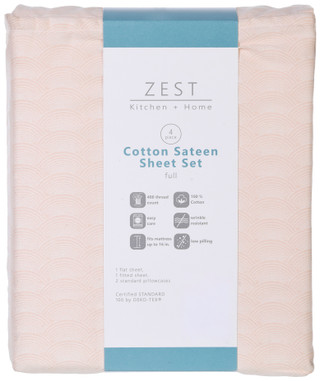 Thumbnail 2: Zest Kitchen + Home ZEST Kitchen + Home 400 Thread Count Cotton Sheet Set 