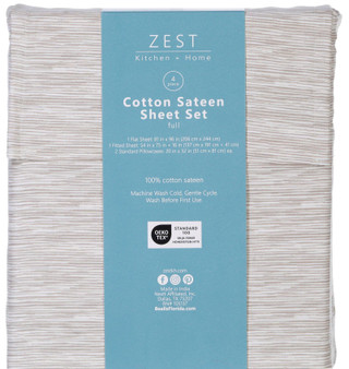 Thumbnail 5: Zest Kitchen + Home ZEST Kitchen + Home 400 Thread Count Cotton Sheet Set 