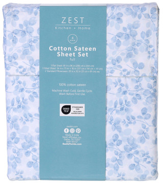 Thumbnail 5: Zest Kitchen + Home ZEST Kitchen + Home 400 Thread Count Cotton Sheet Set 