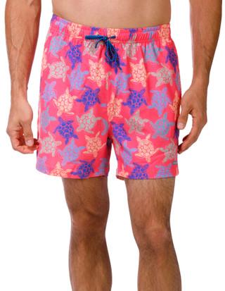 Thumbnail 1: In Gear In Gear Men's Sea Turtle Print Swim Shorts 