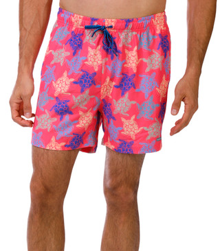 Thumbnail 4: In Gear In Gear Men's Sea Turtle Print Swim Shorts 