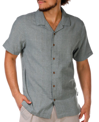 Thumbnail 4: PX BLACK PX Black Men's Short Sleeve Woven Buttoned Shirt 