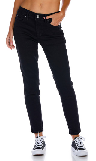 Thumbnail 1: YMI YMI Juniors Mid Rise Skinny Jeans 