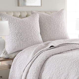 Thumbnail 3: Levtex Home Levtex Home Sherbourne Grey Queen / Full Quilt Set 