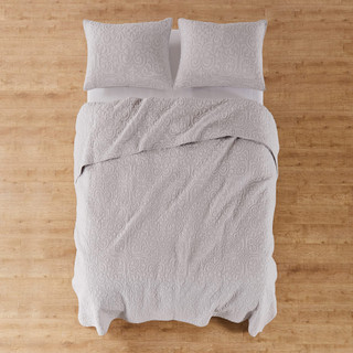 Thumbnail 4: Levtex Home Levtex Home Sherbourne Grey Queen / Full Quilt Set 