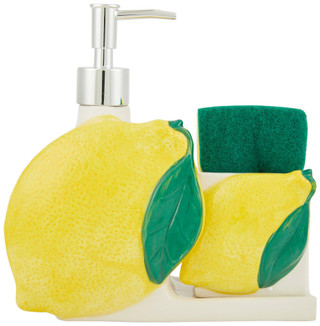Thumbnail 1: Home Essentials Fresh & Fruity Soap Pump and Sponge Holder 