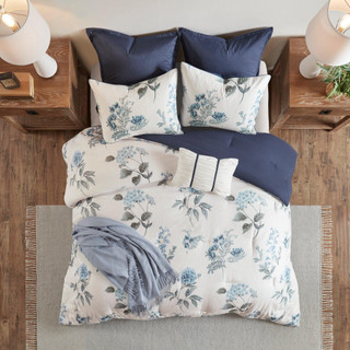 Thumbnail 6: Madison Park Madison Park 7 Piece Zennia Comforter Set with Throw Blanket 