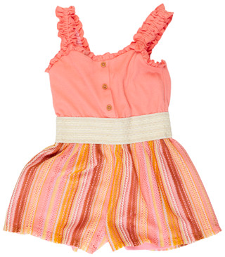 Thumbnail 1: Bonnie Jean Bonnie Jean Big Girls Romper 
