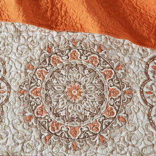 Thumbnail 8: Madison Park Madison Park 6 Pc. Tangiers Pillow & Quilt Set 