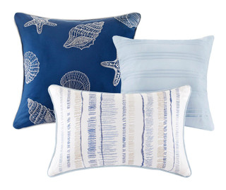 Thumbnail 12: Madison Park Madison Park Marina 6-pc. Coverlet Set 