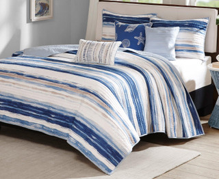 Thumbnail 2: Madison Park Madison Park Marina 6-pc. Coverlet Set 