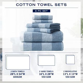 Thumbnail 7: Nautica Nautica 6 Pc. Oak Lake Towel Set 