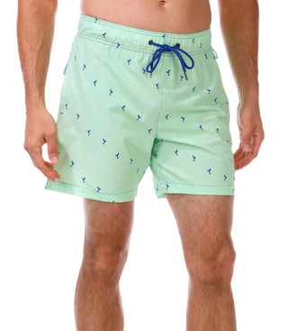 Thumbnail 4: BEACH BROS Beach Bros Men's Margarita Time Swim Shorts 