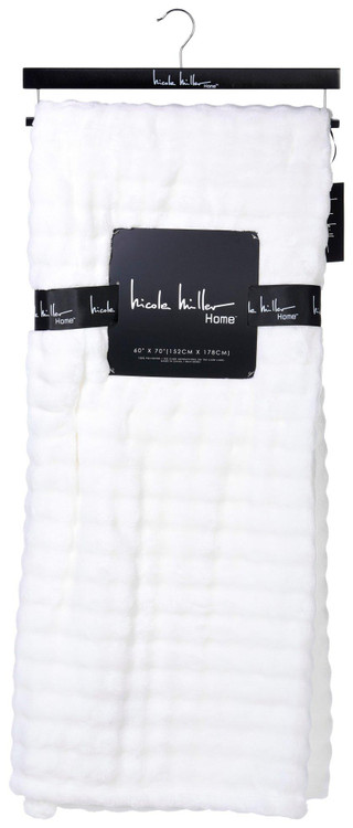 Thumbnail 1: Nicole Miller Nicole Miller 60x70 Plush Throw Blanket 