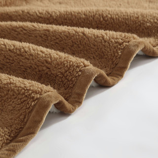 Thumbnail 4: Eddie Bauer Eddie Bauer Solid Bi Colored Sherpa Throw Blanket 