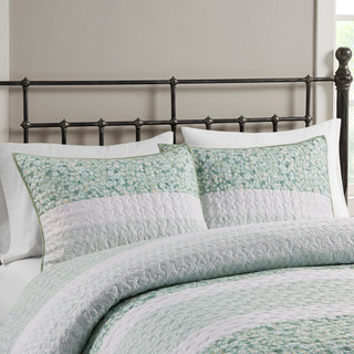 Thumbnail 5: Madison Park Madison Park 4 Pc. Caralie Quilt Set 