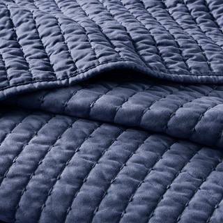 Thumbnail 11: Madison Park Madison Park Keaton Solid Quilt Set 