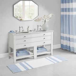 Thumbnail 6: Madison Park Madison Park Spa Cotton Reversible Bath Rug 