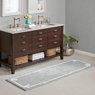 Thumbnail 5: Madison Park Madison Park Evan Cotton Tufted Bath Rug 