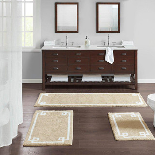 Thumbnail 3: Madison Park Madison Park Evan Cotton Tufted Bath Rug 